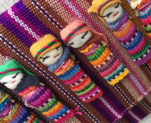 Load image into Gallery viewer, Handmade Mexican Worry Doll Cross-Body Bag Clutch Handbag Purse