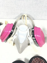 Load image into Gallery viewer, 3M Full Face Respirator Mask 6800 w/ 6001 Cartridges Filters Accessories Lot