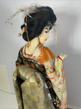 Load image into Gallery viewer, Vintage KYUGETSU Waka-Shu Yamaha Japanese Samurai Doll 22” *Needs Restoration