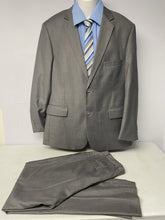 Load image into Gallery viewer, Men’s Porto Filo Extra Fine Italian Tailored Gray Suit Set Jacket 44R 38x29