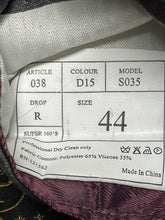 Load image into Gallery viewer, Men’s Porto Filo Extra Fine Italian Tailored Gray Suit Set Jacket 44R 38x29
