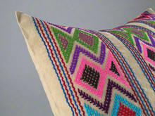 Load image into Gallery viewer, Handmade Hand Embroidered Mexican Pillow Cover - Mexican Home Decor