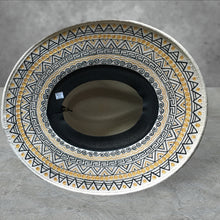 Load image into Gallery viewer, Handmade Mexican Mexican Sombrero Hat - Hand Painted Faux Suede - Artesanal