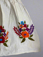 Load image into Gallery viewer, Handmade Hand Embroidered Floral Mexican Blouse - Size Small