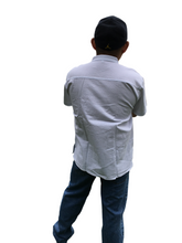 Load image into Gallery viewer, Handmade Men's Traditional White Mexican Guayabera - Small Medium Large XL