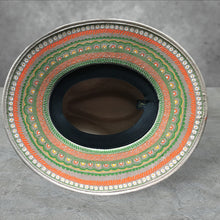 Load image into Gallery viewer, Handmade Mexican Mexican Sombrero Hat - Hand Painted Faux Suede - Artesanal