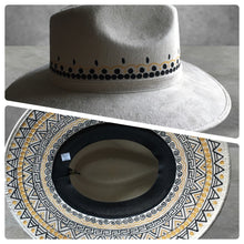 Load image into Gallery viewer, Handmade Mexican Mexican Sombrero Hat - Hand Painted Faux Suede - Artesanal