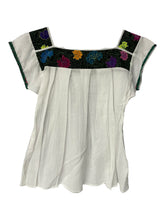 Load image into Gallery viewer, Handmade Embroidered Mexican Blouse - Size Small / Medium