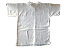 Load image into Gallery viewer, Mens White Size Medium Mexican Guayabera Shirt - Casual Polo Style