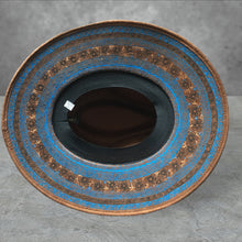 Load image into Gallery viewer, Handmade Mexican Mexican Sombrero Hat - Hand Painted Faux Suede - Artesanal