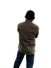 Load image into Gallery viewer, Handmade Men's Long Sleeve Traditional Brown Mexican Guayabera - Size Small - XL