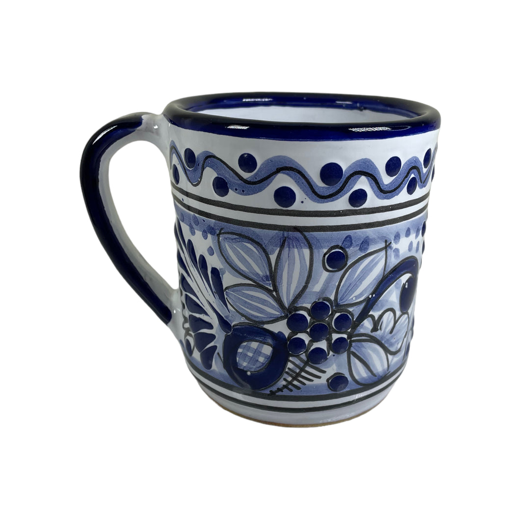 Handmade Mexican Talavera Pottery Ceramic Mug - 12oz
