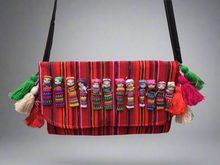 Load image into Gallery viewer, Handmade Mexican Worry Doll Cross-Body Bag Clutch Handbag Purse