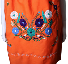Load image into Gallery viewer, Handmade Women's Strapless Embroidered Mexican Dress - Size Medium