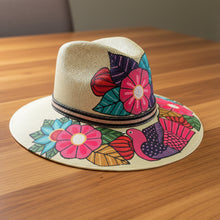 Load image into Gallery viewer, Handmade Mexican Mexican Sombrero Hat - Hand Painted Yute - Artesanal