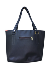 Load image into Gallery viewer, Hand Painted Mexican Tote Bag Purse Handbag - Synthetic Vegan Leather Bag