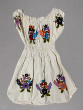Load image into Gallery viewer, Handmade Hand Embroidered Floral Mexican Blouse - Size Small