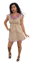Load image into Gallery viewer, Handmade Women’s Embroidered Mexican Dress - Size Small