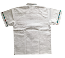 Load image into Gallery viewer, Handmade Men's Traditional White Mexican Guayabera - Size Small Medium Large XL