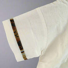 Load image into Gallery viewer, Boy's Traditional Handmade Mexican Guayabera Shirt - Beige - Off White