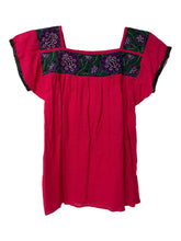 Load image into Gallery viewer, Handmade Embroidered Mexican Blouse - Size Small / Medium