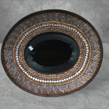 Load image into Gallery viewer, Handmade Mexican Mexican Sombrero Hat - Hand Painted Faux Suede - Artesanal