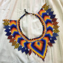 Load image into Gallery viewer, Handmade Mexican Huichol Bead Necklace - Huichol Folk Art Jewelry