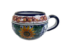Load image into Gallery viewer, Handmade Mexican Talavera Pottery Ceramic Mug - 14oz