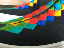 Load image into Gallery viewer, Mexican Artisan Canvas Sneaker Shoses - Zapatos Artesanos - Womens 11 Mens 9.5
