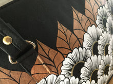 Load image into Gallery viewer, Hand Painted Floral Mexican Purse Handbag - Vegan Cruelty Free Mexican Tote Bag - Bolsa Pintada Mexicana - Artesanias Mexicanas