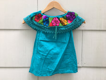 Load image into Gallery viewer, Handmade Girls Embroidered Mexican Blouse - Size 6 - Off the Shoulder Blouse