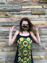 Load image into Gallery viewer, Handmade Face Mask - Fabric Face Mask - Mexican Face Mask - Mexican Embroidered Face Mask - Cubrebocas de Tela - Topabocas de Tela