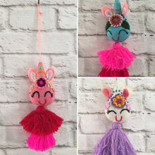 Load image into Gallery viewer, Handmade Mexican Unicorn Pom Pom Tassel - Pompones Mexicanos