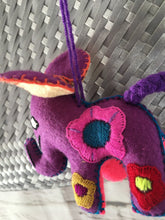 Load image into Gallery viewer, Handmade Hand Embroidered Mexican Felt Elephant Pom Pom