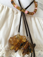 Load image into Gallery viewer, Women's Mexican Amber Necklace - Amber Necklace - Women's Necklace - Amber Jewelry - Bohemian Necklace - Bohemian Jewelry - Gift for Her