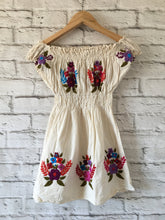 Load image into Gallery viewer, Handmade Women's Baby Doll Mexican Blouse - Size Small - Hand Embroidered & 100% Cotton Mexican Blouse - Blusa Artesanal Mexicana