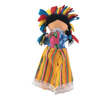 Load image into Gallery viewer, Handmade 10" Mexican Rag Doll - Lele Doll - Maria Doll - Muñeca Maria Mexicana
