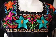 Load image into Gallery viewer, Womens Mexican Dress - Womens Embroidered Dress - Mexican Fiesta Dress - Size Medium - Size Large XL - Vestido Bordado - Vestido Mexicano