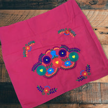 Load image into Gallery viewer, Handmade Mexican Embroidered Skirt - Short Floral Mexican Pencil Skirt