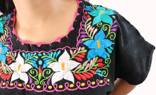 Load image into Gallery viewer, Womens Mexican Dress - Womens Embroidered Dress - Mexican Fiesta Dress - Size Medium - Size Large XL - Vestido Bordado - Vestido Mexicano