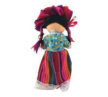 Load image into Gallery viewer, Handmade 10" Mexican Rag Doll - Lele Doll - Maria Doll - Muñeca Maria Mexicana