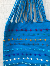 Load image into Gallery viewer, Handmade Hand Woven Cotton Rainbow Striped Mexican Tote Bag - Bolsa Telar Rayas
