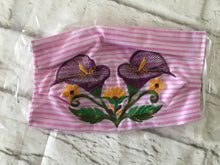 Load image into Gallery viewer, Handmade Face Mask - Fabric Face Mask - Mexican Face Mask - Mexican Embroidered Face Mask - Cubrebocas de Tela - Topabocas de Tela
