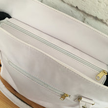Load image into Gallery viewer, Hand Painted Mexican Purse Handbag Tote Bag - Faux Leather Bag - Bolsa Artesanal