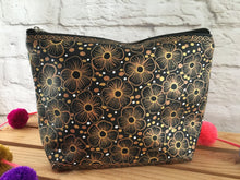 Load image into Gallery viewer, Hand Painted Mexican Cosmetic Bag - Vegan Cruelty Free Makeup Bag - Bohemian Cosmetic Bag - Bolsa Cosmetica - Artesanias