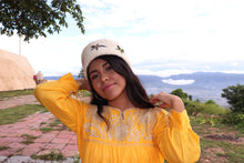 Load image into Gallery viewer, Womens Mexican Blouse - Embroidered Blouse - 3/4 Sleeve Blouse - Bohemian Blouse - Mexican Tunic Blouse - Medium Mexican Blouse - Fiesta
