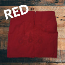 Load image into Gallery viewer, Handmade Mexican Embroidered Skirt - Short Floral Mexican Pencil Skirt