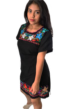 Load image into Gallery viewer, Womens Mexican Dress - Womens Embroidered Dress - Mexican Fiesta Dress - Size Medium - Size Large XL - Vestido Bordado - Vestido Mexicano