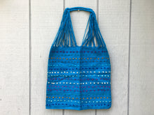Load image into Gallery viewer, Handmade Hand Woven Cotton Rainbow Striped Mexican Tote Bag - Bolsa Telar Rayas