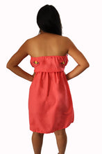Load image into Gallery viewer, Handmade Women's Strapless Embroidered Mexican Dress - Size Medium